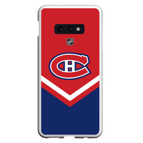 Чехол для Samsung S10E с принтом Montreal Canadiens в Курске, Силикон | Область печати: задняя сторона чехла, без боковых панелей | Тематика изображения на принте: america | canada | hockey | nhl | usa | америка | канада | канадиенс | лед | монреаль | нхл | сша | хоккей