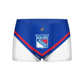 Мужские трусы 3D с принтом New York Rangers в Курске, 50% хлопок, 50% полиэстер | классическая посадка, на поясе мягкая тканевая резинка | america | canada | hockey | nhl | usa | америка | канада | лед | нхл | нью йорк | рейнджерс | сша | хоккей