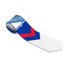 Галстук 3D с принтом New York Rangers в Курске, 100% полиэстер | Длина 148 см; Плотность 150-180 г/м2 | america | canada | hockey | nhl | usa | америка | канада | лед | нхл | нью йорк | рейнджерс | сша | хоккей