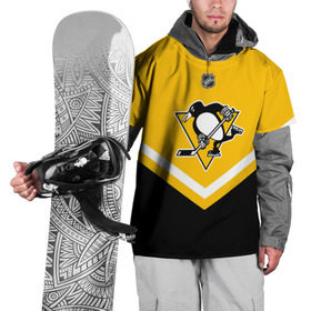 Накидка на куртку 3D с принтом Pittsburgh Penguins в Курске, 100% полиэстер |  | Тематика изображения на принте: america | canada | hockey | nhl | usa | америка | канада | лед | нхл | пингвинз | питтсбург | сша | хоккей