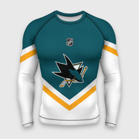 Мужской рашгард 3D с принтом San Jose Sharks в Курске,  |  | america | canada | hockey | nhl | usa | акула | америка | канада | лед | нхл | сан хосе | сша | хоккей | шаркс