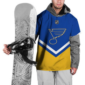 Накидка на куртку 3D с принтом St. Louis Blues в Курске, 100% полиэстер |  | america | canada | hockey | nhl | usa | америка | блюз | канада | лед | нхл | сент луис | сша | хоккей