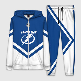 Женский костюм 3D с принтом Tampa Bay Lightning в Курске,  |  | america | canada | hockey | nhl | usa | америка | бэй | канада | лайтнинг | лед | нхл | сша | тампа | хоккей