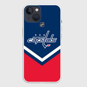Чехол для iPhone 13 с принтом Washington Capitals в Курске,  |  | america | canada | hockey | nhl | usa | америка | вашингтон | канада | кэпиталз | лед | нхл | овечкин | сша | хоккей