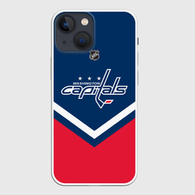 Чехол для iPhone 13 mini с принтом Washington Capitals в Курске,  |  | Тематика изображения на принте: america | canada | hockey | nhl | usa | америка | вашингтон | канада | кэпиталз | лед | нхл | овечкин | сша | хоккей