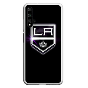 Чехол для Honor 20 с принтом Los Angeles Kings в Курске, Силикон | Область печати: задняя сторона чехла, без боковых панелей | Тематика изображения на принте: hockey | kings | los angeles | nhl | корона | нхл | хоккеист | хоккей