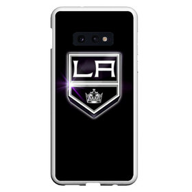 Чехол для Samsung S10E с принтом Los Angeles Kings в Курске, Силикон | Область печати: задняя сторона чехла, без боковых панелей | hockey | kings | los angeles | nhl | корона | нхл | хоккеист | хоккей