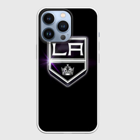 Чехол для iPhone 13 Pro с принтом Los Angeles Kings в Курске,  |  | Тематика изображения на принте: hockey | kings | los angeles | nhl | корона | нхл | хоккеист | хоккей