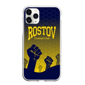 Чехол для iPhone 11 Pro Max матовый с принтом Rostov Football club в Курске, Силикон |  | Тематика изображения на принте: дону | на | ростов | ростов на дону