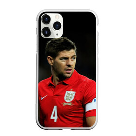 Чехол для iPhone 11 Pro матовый с принтом Steven Gerrard в Курске, Силикон |  | Тематика изображения на принте: england national team | premier league | steven gerrard | англия | ливерпуль | стивен джеррард | футбол