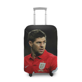 Чехол для чемодана 3D с принтом Steven Gerrard в Курске, 86% полиэфир, 14% спандекс | двустороннее нанесение принта, прорези для ручек и колес | england national team | premier league | steven gerrard | англия | ливерпуль | стивен джеррард | футбол