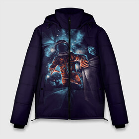 Мужская зимняя куртка 3D с принтом Неизвестная галактика в Курске, верх — 100% полиэстер; подкладка — 100% полиэстер; утеплитель — 100% полиэстер | длина ниже бедра, свободный силуэт Оверсайз. Есть воротник-стойка, отстегивающийся капюшон и ветрозащитная планка. 

Боковые карманы с листочкой на кнопках и внутренний карман на молнии. | astro | cosmo | galaxy | planet | space | star | астронавт | галактика | звезды | космонавт | космос | планета