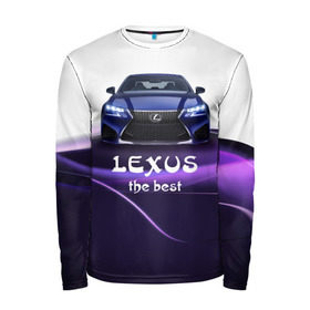 Мужской лонгслив 3D с принтом Lexus the best в Курске, 100% полиэстер | длинные рукава, круглый вырез горловины, полуприлегающий силуэт | lexus | авто | автомобиль | водитель | лексус | машина | тачка