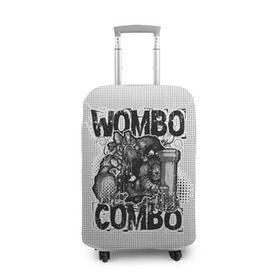 Чехол для чемодана 3D с принтом Combo Wombo в Курске, 86% полиэфир, 14% спандекс | двустороннее нанесение принта, прорези для ручек и колес | combo | dota | earthshaker | game | tiny | вомбо | дота | игра | комбо | тини | шейкер