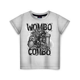 Детская футболка 3D с принтом Combo Wombo в Курске, 100% гипоаллергенный полиэфир | прямой крой, круглый вырез горловины, длина до линии бедер, чуть спущенное плечо, ткань немного тянется | combo | dota | earthshaker | game | tiny | вомбо | дота | игра | комбо | тини | шейкер