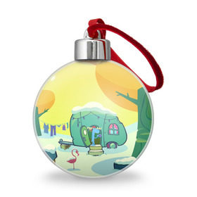 Ёлочный шар с принтом Happy Tree Friends в Курске, Пластик | Диаметр: 77 мм | Тематика изображения на принте: 