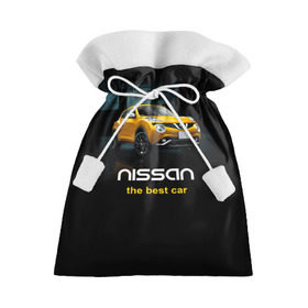 Подарочный 3D мешок с принтом Nissan the best car в Курске, 100% полиэстер | Размер: 29*39 см | nissan | авто | автомобиль | водитель | машина | ниссан | тачка