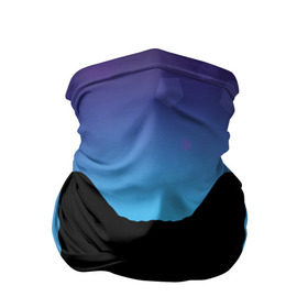 Бандана-труба 3D с принтом Силуэт черной кошки в Курске, 100% полиэстер, ткань с особыми свойствами — Activecool | плотность 150‒180 г/м2; хорошо тянется, но сохраняет форму | кошка | силуэт | синий | фиолетовый | черный