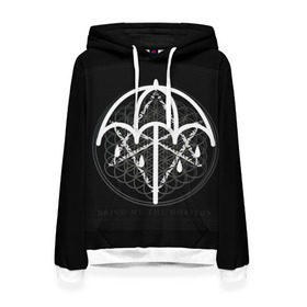 Женская толстовка 3D с принтом Bring Me The Horizon в Курске, 100% полиэстер  | двухслойный капюшон со шнурком для регулировки, мягкие манжеты на рукавах и по низу толстовки, спереди карман-кенгуру с мягким внутренним слоем. | bmth | bring me | bring me the horizon | bring me the horizont | doomed | бринг ми | бринг ми зе | бринг ми зе хоризон