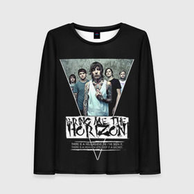 Женский лонгслив 3D с принтом Bring Me The Horizon в Курске, 100% полиэстер | длинные рукава, круглый вырез горловины, полуприлегающий силуэт | bmth | bring me | bring me the horizon | bring me the horizont | doomed | бринг ми | бринг ми зе | бринг ми зе хоризон