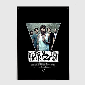 Постер с принтом Bring Me The Horizon в Курске, 100% бумага
 | бумага, плотность 150 мг. Матовая, но за счет высокого коэффициента гладкости имеет небольшой блеск и дает на свету блики, но в отличии от глянцевой бумаги не покрыта лаком | bmth | bring me | bring me the horizon | bring me the horizont | doomed | бринг ми | бринг ми зе | бринг ми зе хоризон