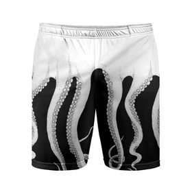 Мужские шорты 3D спортивные с принтом Octopus в Курске,  |  | octopus