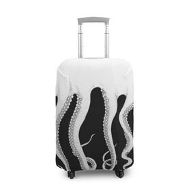 Чехол для чемодана 3D с принтом Octopus в Курске, 86% полиэфир, 14% спандекс | двустороннее нанесение принта, прорези для ручек и колес | octopus