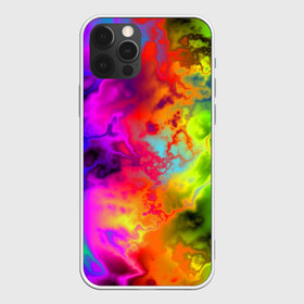 Чехол для iPhone 12 Pro Max с принтом Красочное безумие в Курске, Силикон |  | Тематика изображения на принте: кислота | радуга | разноцветный | яркий