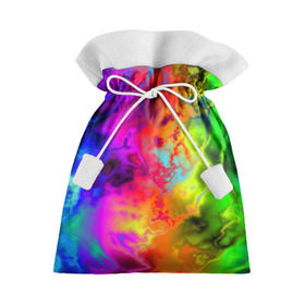 Подарочный 3D мешок с принтом Красочное безумие в Курске, 100% полиэстер | Размер: 29*39 см | Тематика изображения на принте: кислота | радуга | разноцветный | яркий