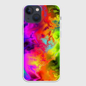 Чехол для iPhone 13 mini с принтом Красочное безумие в Курске,  |  | кислота | радуга | разноцветный | яркий