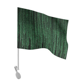 Флаг для автомобиля с принтом Матрица в Курске, 100% полиэстер | Размер: 30*21 см | атака | буквы | виртуальный мир | вирус | гаджет | девайс | иероглифы | интернет | компьютер | матрица | паутина | программист | сеть | символы | софт | хакер | цифры