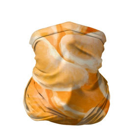 Бандана-труба 3D с принтом Мандаринки на НГ в Курске, 100% полиэстер, ткань с особыми свойствами — Activecool | плотность 150‒180 г/м2; хорошо тянется, но сохраняет форму | 2017 | желтый | нг | новый год | фрукты