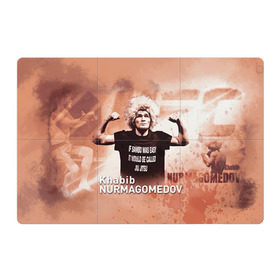Магнитный плакат 3Х2 с принтом Хабиб Нурмагомедов в Курске, Полимерный материал с магнитным слоем | 6 деталей размером 9*9 см | Тематика изображения на принте: ufc | хабиб нурмагомедов
