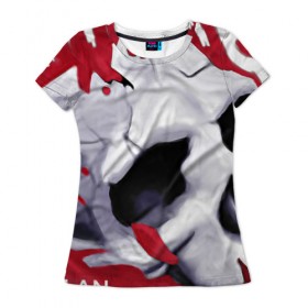 Женская футболка 3D с принтом Immaterial Girl в Курске, 100% полиэфир ( синтетическое хлопкоподобное полотно) | прямой крой, круглый вырез горловины, длина до линии бедер | dota 2