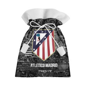 Подарочный 3D мешок с принтом Атлетико Мадрид в Курске, 100% полиэстер | Размер: 29*39 см | atletico madrid | club | football | spanish | атлетико мадрид | испанский | клуб | футбольный