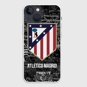 Чехол для iPhone 13 mini с принтом Атлетико Мадрид в Курске,  |  | atletico madrid | club | football | spanish | атлетико мадрид | испанский | клуб | футбольный