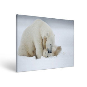 Холст прямоугольный с принтом Идиллия в Курске, 100% ПВХ |  | Тематика изображения на принте: айсберг | арктика | животные | лёд | медведи | природа | север | снег