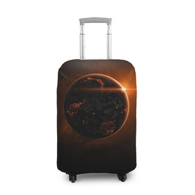 Чехол для чемодана 3D с принтом Red planet в Курске, 86% полиэфир, 14% спандекс | двустороннее нанесение принта, прорези для ручек и колес | вселенная | галактика | звёзды | космос | луч | планета | созвездие