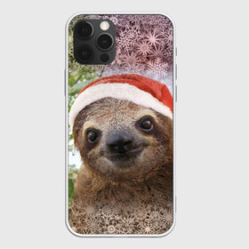 Чехол для iPhone 12 Pro Max с принтом Рождественский ленивец в Курске, Силикон |  | Тематика изображения на принте: джунгли | животное | ленивый | лень | новый год | рождество | снег | снежинки | тропики | улыбка | шапка