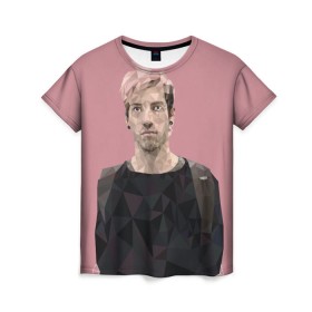 Женская футболка 3D с принтом Джош Дан в Курске, 100% полиэфир ( синтетическое хлопкоподобное полотно) | прямой крой, круглый вырез горловины, длина до линии бедер | dun | josh | one | pilots. | twenty | дан | джош