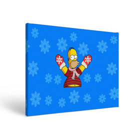 Холст прямоугольный с принтом Симпсоны новогодние 2 в Курске, 100% ПВХ |  | simpsons | барт | барт симпсон | гомер | гомер симпсон | новый год | симпсоны | снег | снежинки