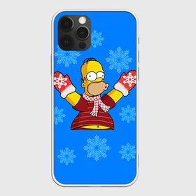 Чехол для iPhone 12 Pro Max с принтом Симпсоны новогодние 2 в Курске, Силикон |  | simpsons | барт | барт симпсон | гомер | гомер симпсон | новый год | симпсоны | снег | снежинки