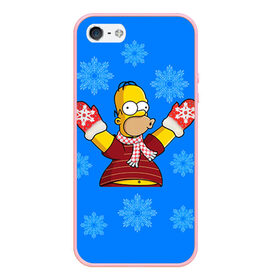 Чехол для iPhone 5/5S матовый с принтом Симпсоны новогодние 2 в Курске, Силикон | Область печати: задняя сторона чехла, без боковых панелей | simpsons | барт | барт симпсон | гомер | гомер симпсон | новый год | симпсоны | снег | снежинки