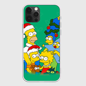 Чехол для iPhone 12 Pro Max с принтом Симпсоны новогодние 3 в Курске, Силикон |  | simpsons | барт | барт симпсон | гомер | гомер симпсон | новый год | симпсоны | снег | снежинки