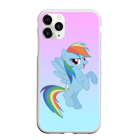 Чехол для iPhone 11 Pro матовый с принтом Rainbowdash в Курске, Силикон |  | mlp | pony | rainbowdash | raindbow dash | пони