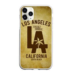 Чехол для iPhone 11 Pro матовый с принтом Лос-Анджелес в Курске, Силикон |  | Тематика изображения на принте: america | beach | california state | los angeles | palm trees | sea | states | united | usa | америки | калифорния | лос анджелес | море | пальмы | пляж | соединенные | сша | штат | штаты
