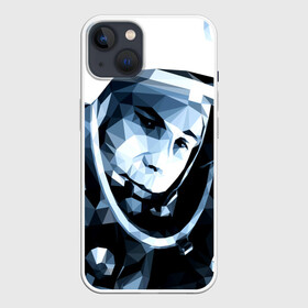 Чехол для iPhone 13 с принтом Гагарин в Курске,  |  | поехали | полигоны | юрий