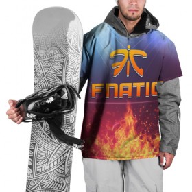 Накидка на куртку 3D с принтом Fnatic Team в Курске, 100% полиэстер |  | best team | fnatic | team