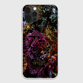 Чехол для iPhone 12 Pro Max с принтом Радужные монстры в Курске, Силикон |  | background | black | bright | colors | dark | devils | evil | force | ghosts | graphic | monsters | rainbow | spectrum | графика | дьяволы | монстры | нечисть | привидения | радуга | силы | спектр | тёмные | фон | цвета | черный | яркие
