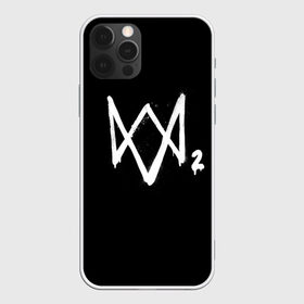 Чехол для iPhone 12 Pro Max с принтом Watch Dogs 2 лого в Курске, Силикон |  | logo | watchdogs